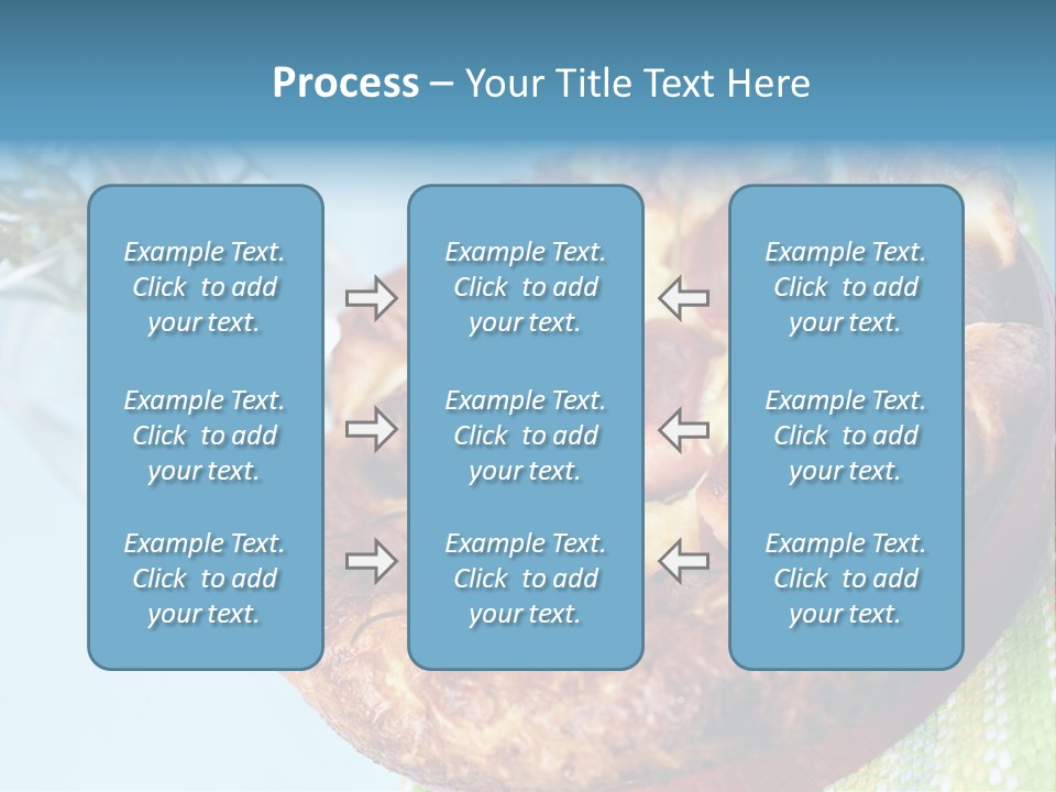 Meat Pudding Prepared PowerPoint Template