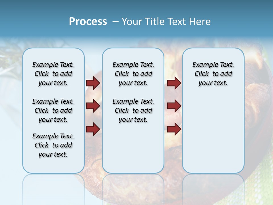 Meat Pudding Prepared PowerPoint Template