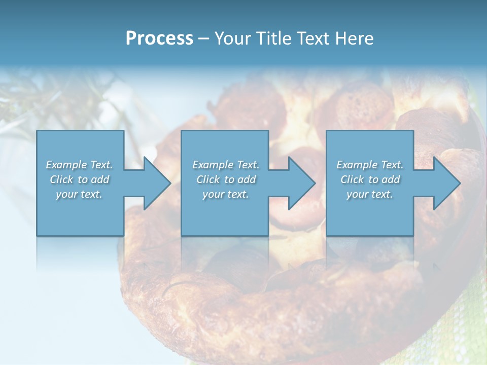 Meat Pudding Prepared PowerPoint Template
