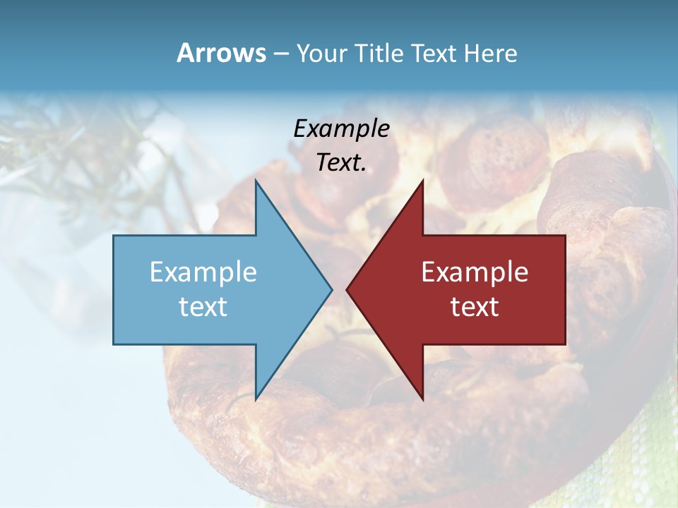 Meat Pudding Prepared PowerPoint Template