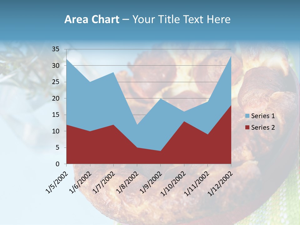 Meat Pudding Prepared PowerPoint Template