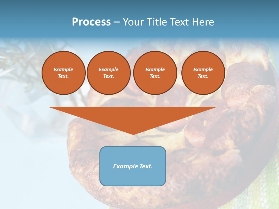 Meat Pudding Prepared PowerPoint Template