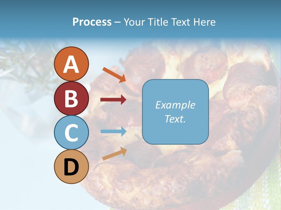 Meat Pudding Prepared PowerPoint Template