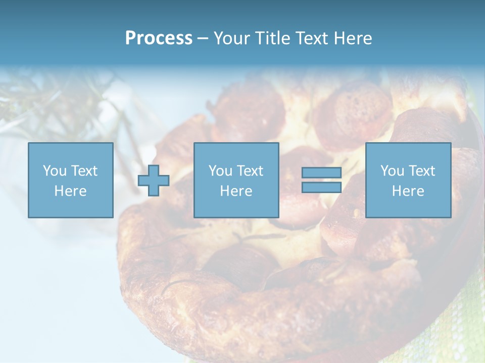 Meat Pudding Prepared PowerPoint Template