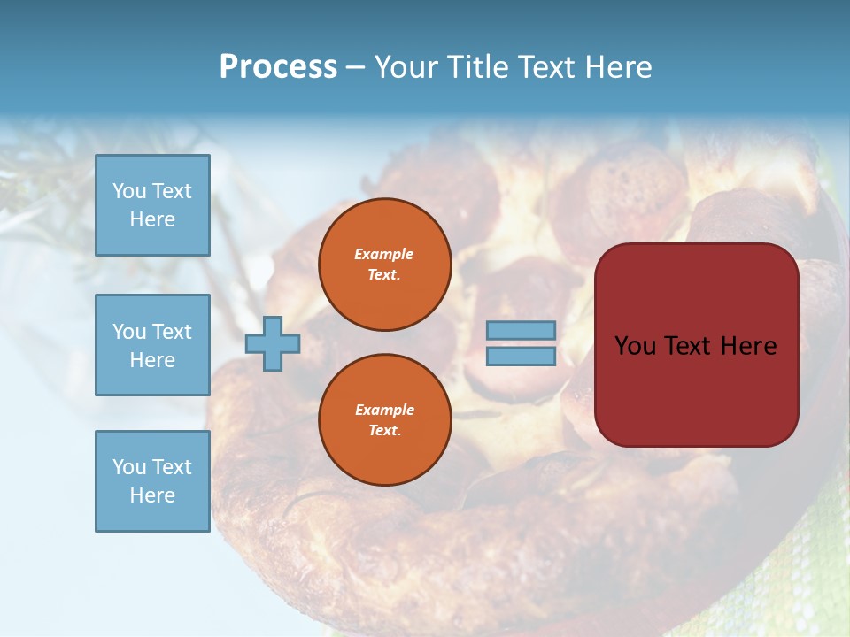 Meat Pudding Prepared PowerPoint Template