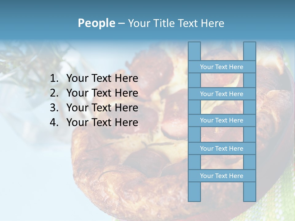 Meat Pudding Prepared PowerPoint Template