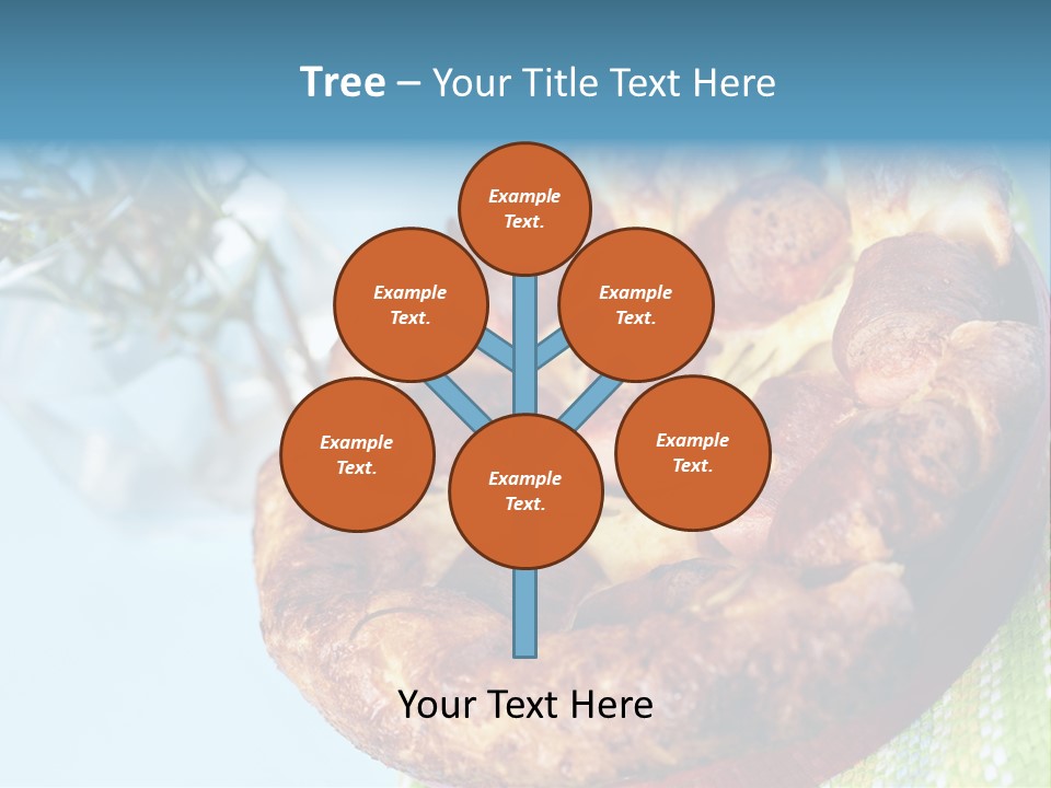 Meat Pudding Prepared PowerPoint Template