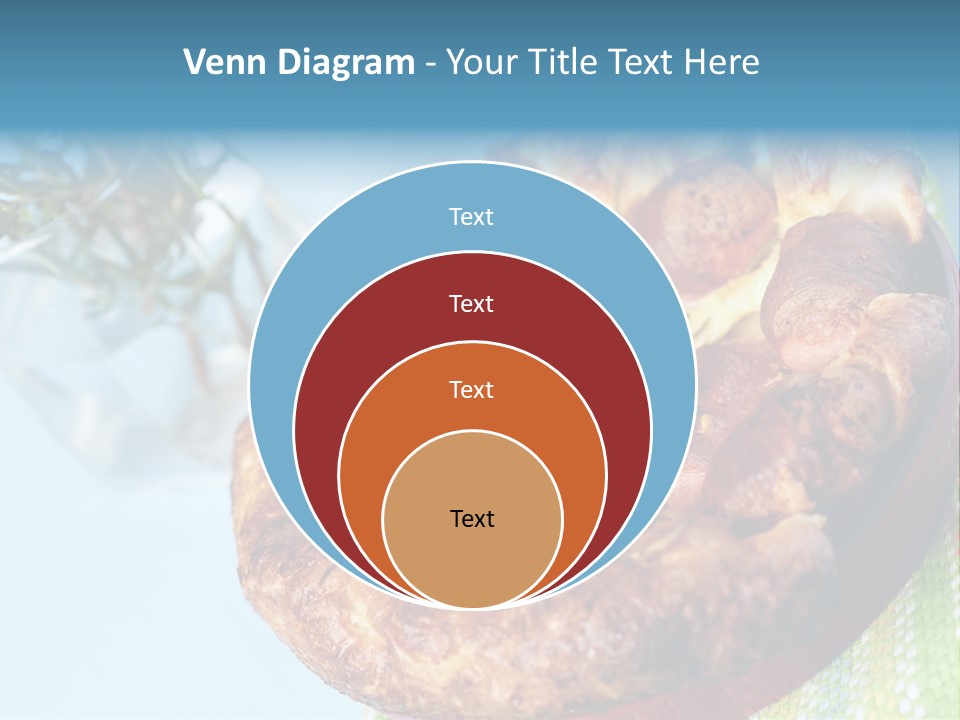 Meat Pudding Prepared PowerPoint Template