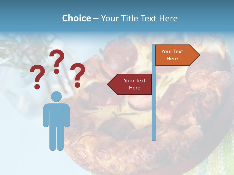 Meat Pudding Prepared PowerPoint Template