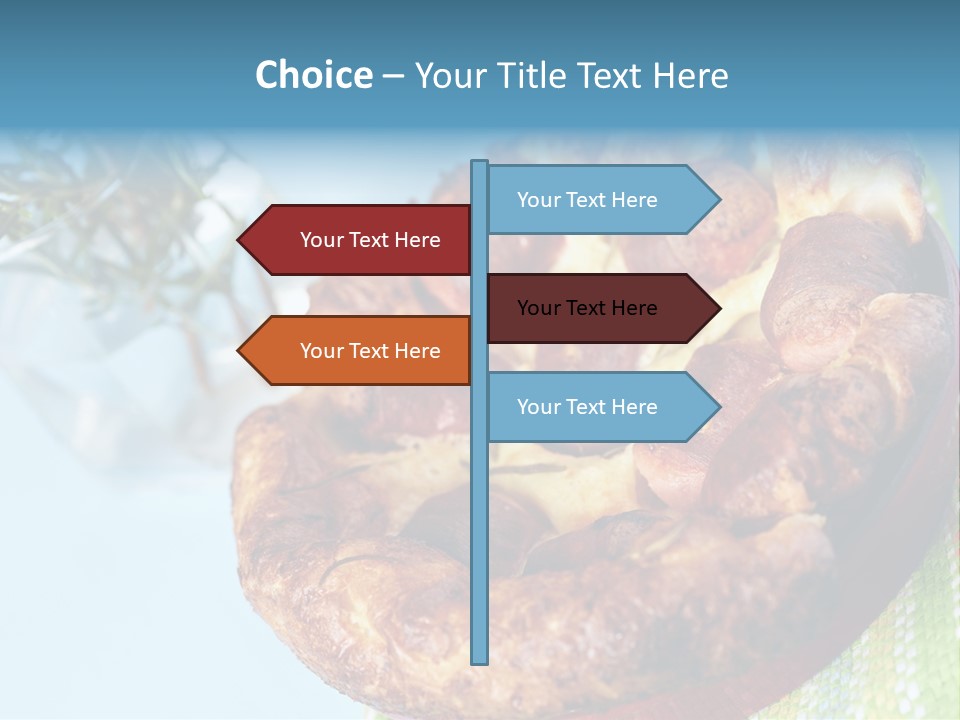 Meat Pudding Prepared PowerPoint Template