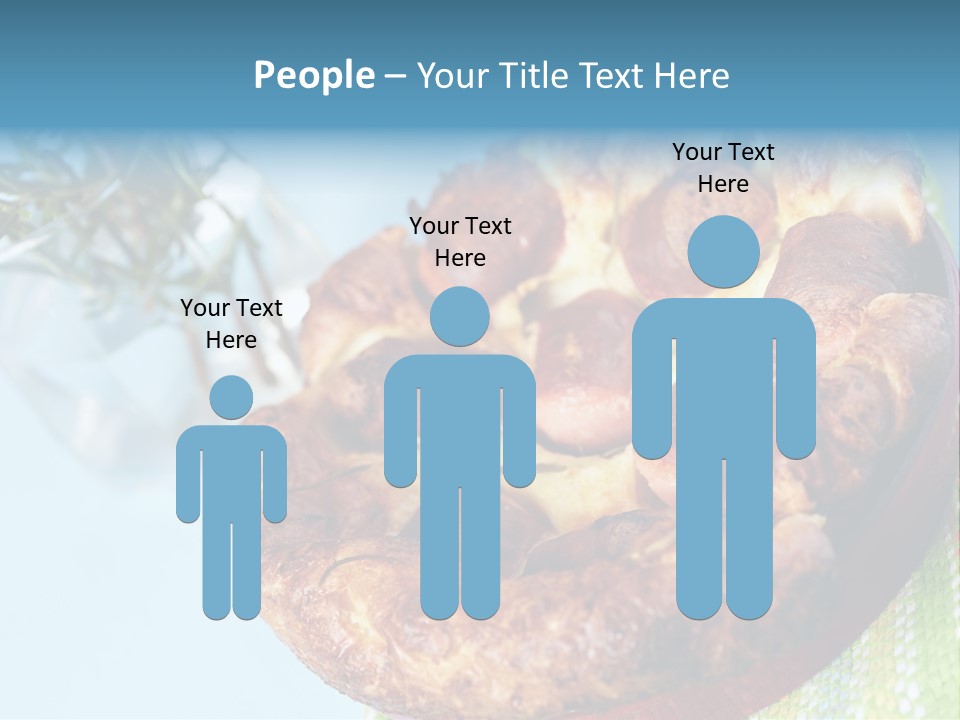 Meat Pudding Prepared PowerPoint Template