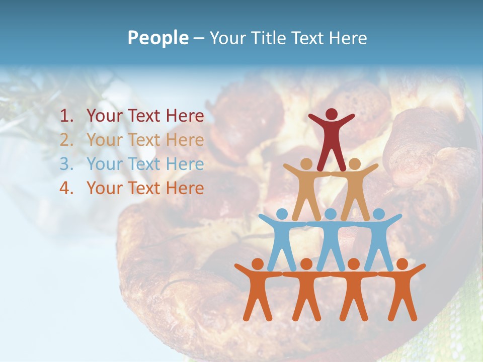 Meat Pudding Prepared PowerPoint Template