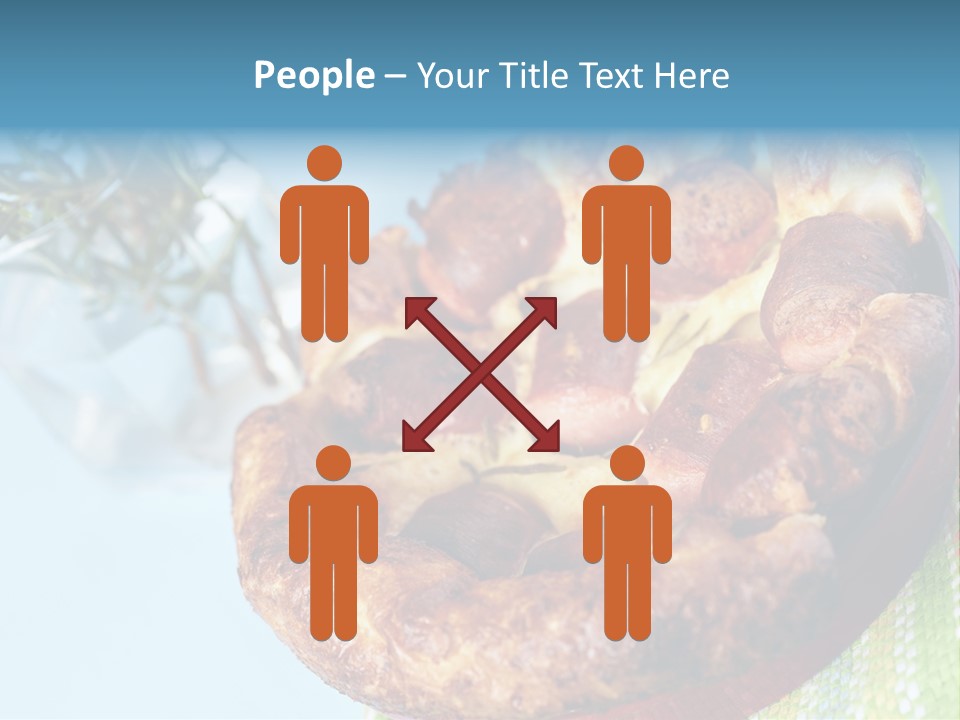 Meat Pudding Prepared PowerPoint Template