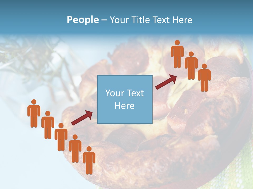 Meat Pudding Prepared PowerPoint Template