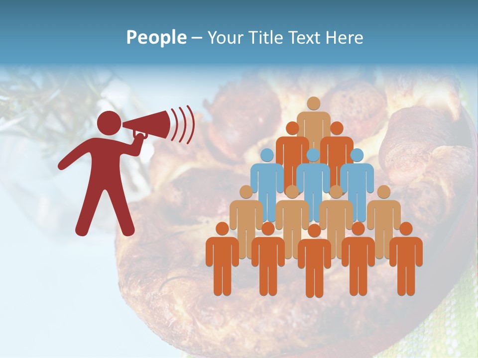 Meat Pudding Prepared PowerPoint Template