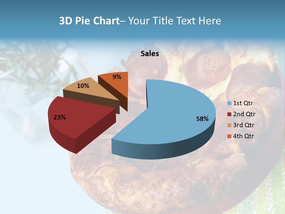 Meat Pudding Prepared PowerPoint Template