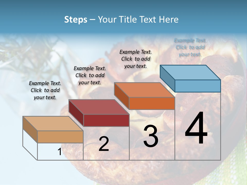 Meat Pudding Prepared PowerPoint Template