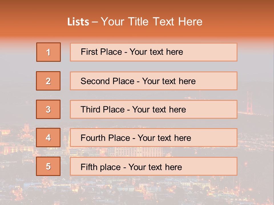 Francisco Golden Gate PowerPoint Template