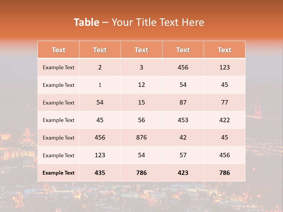 Francisco Golden Gate PowerPoint Template