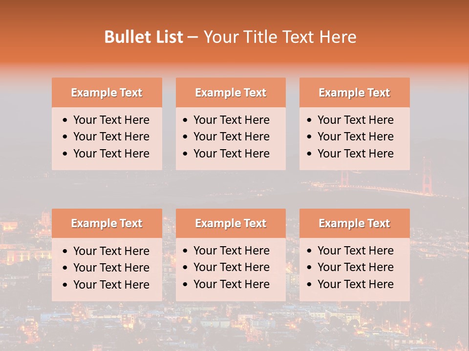 Francisco Golden Gate PowerPoint Template