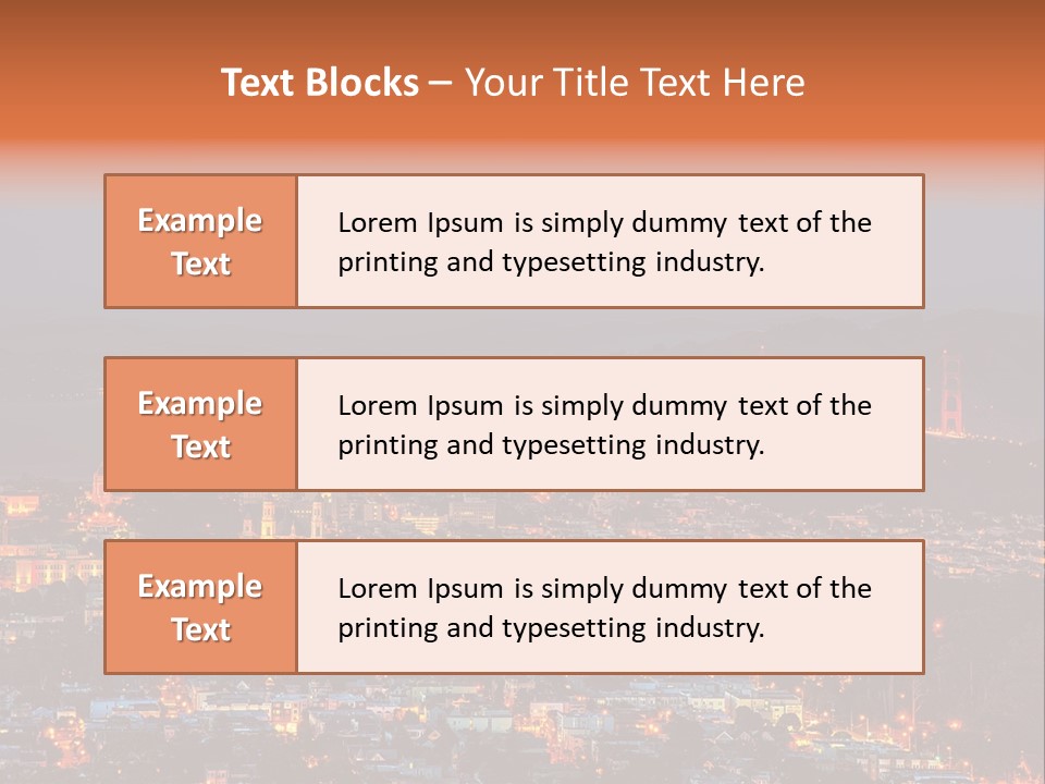 Francisco Golden Gate PowerPoint Template