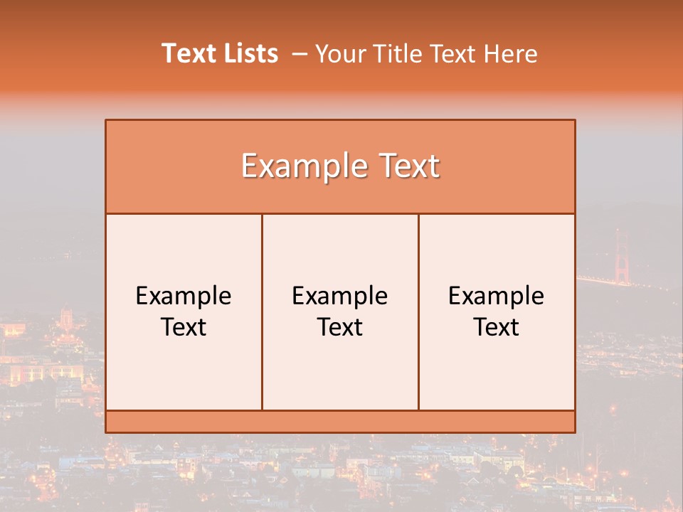 Francisco Golden Gate PowerPoint Template