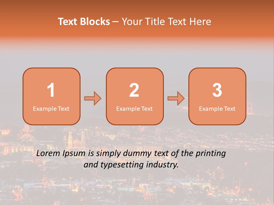 Francisco Golden Gate PowerPoint Template