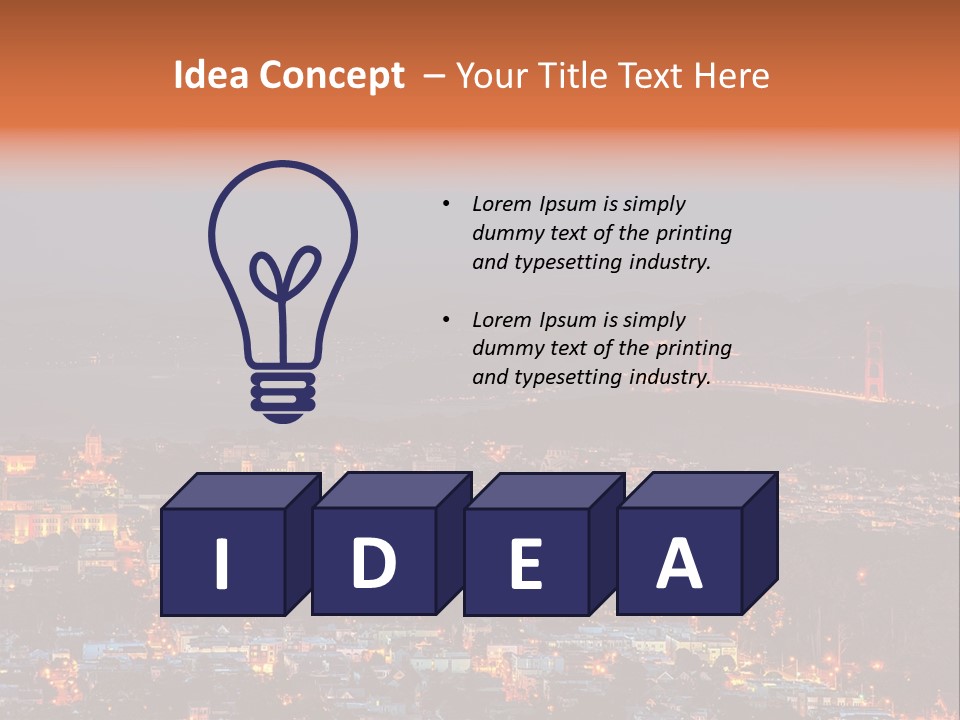 Francisco Golden Gate PowerPoint Template