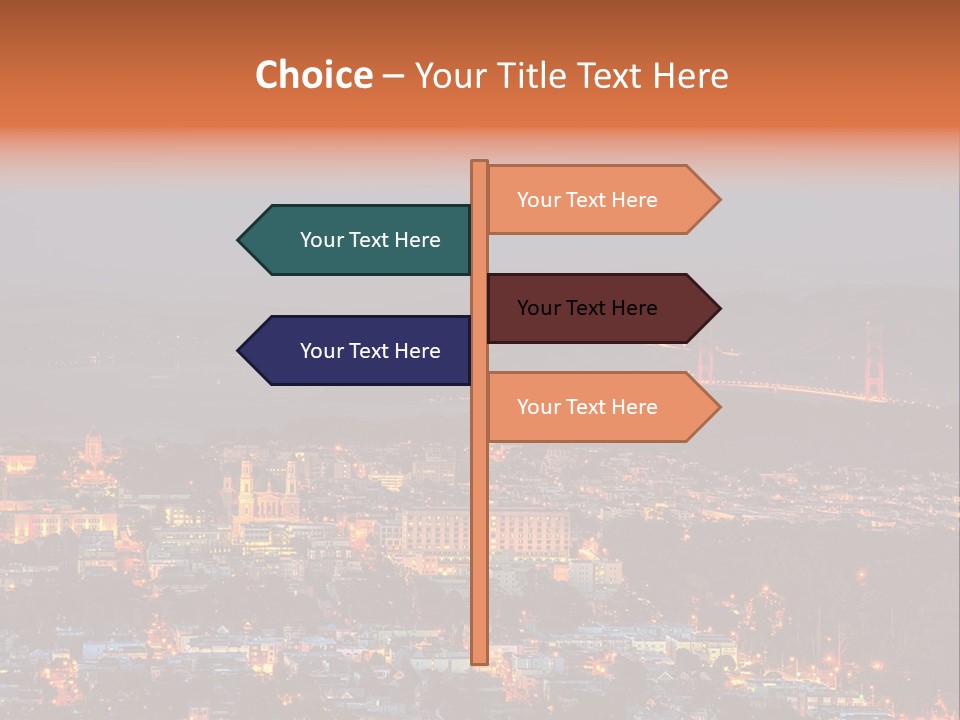 Francisco Golden Gate PowerPoint Template