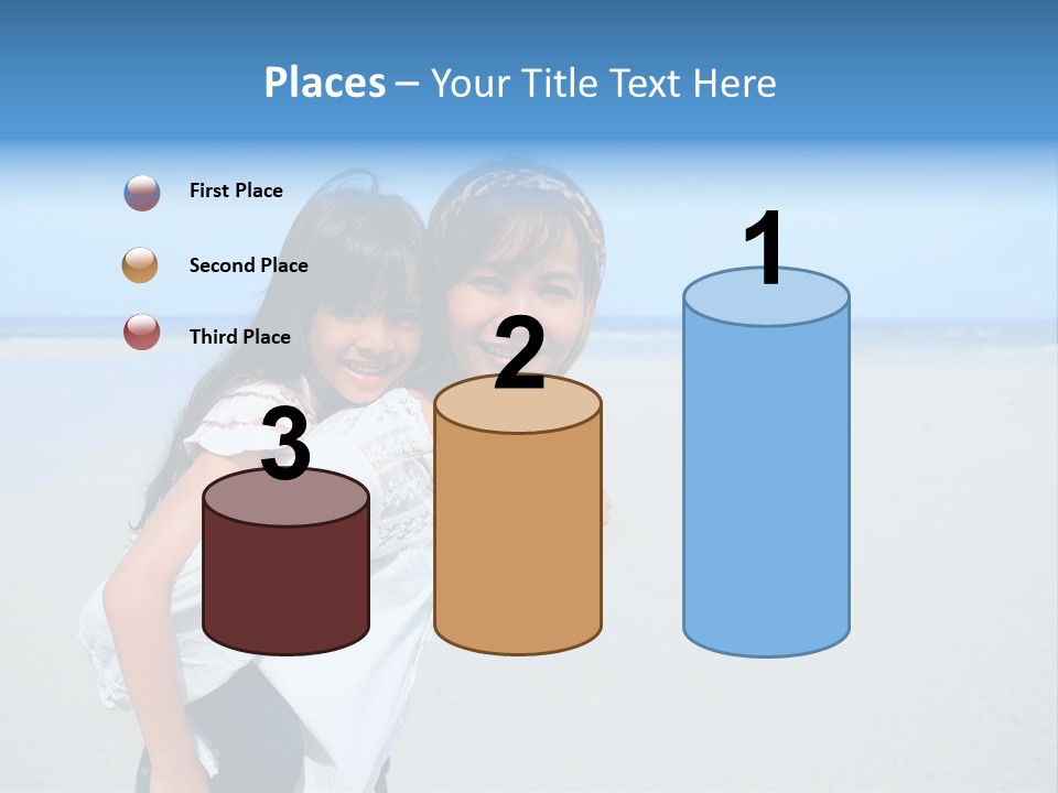 Sea Female Funny PowerPoint Template