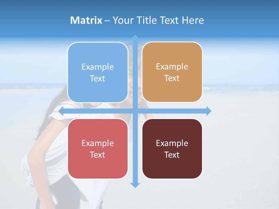 Sea Female Funny PowerPoint Template