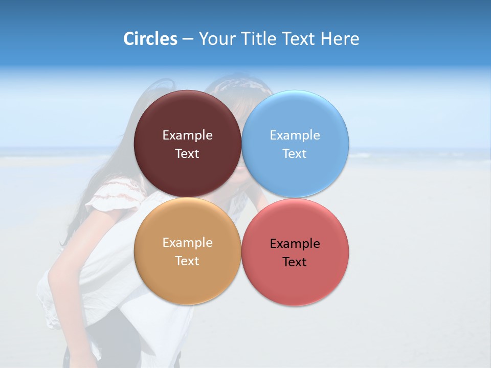 Sea Female Funny PowerPoint Template