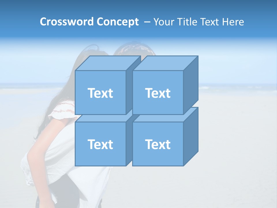 Sea Female Funny PowerPoint Template