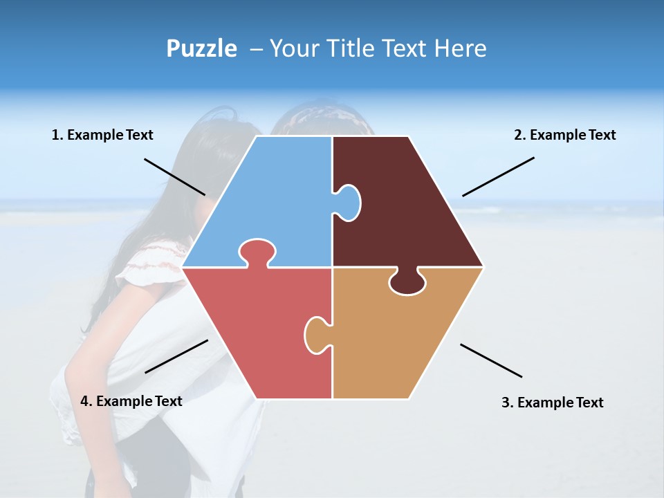 Sea Female Funny PowerPoint Template