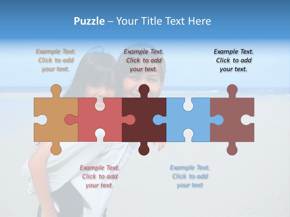 Sea Female Funny PowerPoint Template