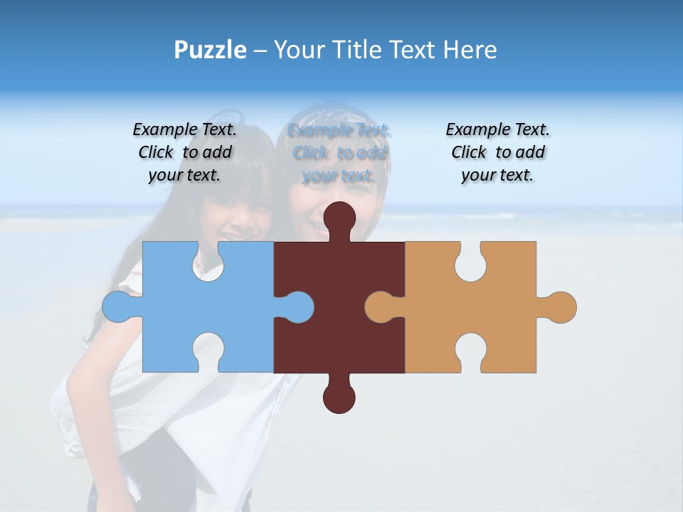 Sea Female Funny PowerPoint Template