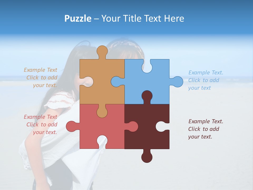 Sea Female Funny PowerPoint Template