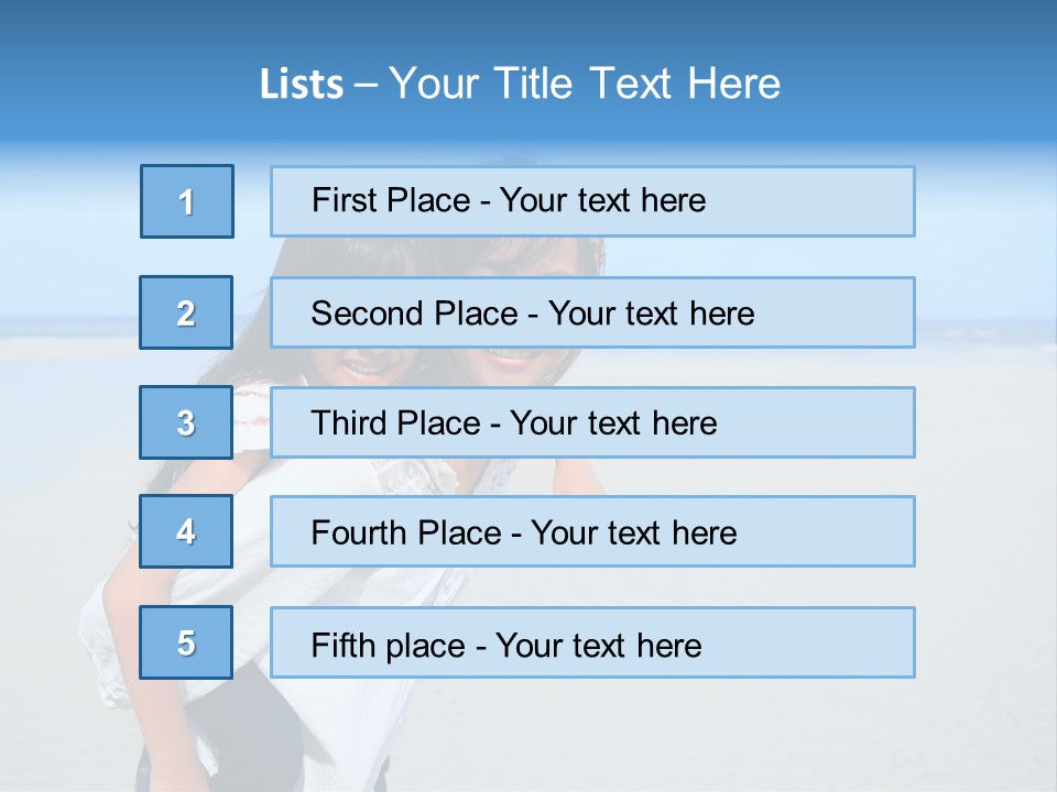 Sea Female Funny PowerPoint Template