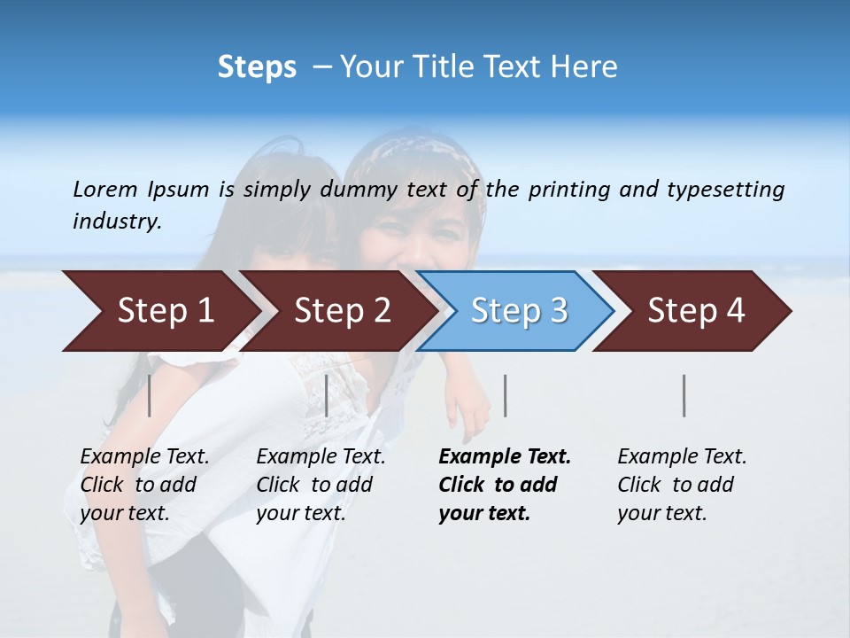 Sea Female Funny PowerPoint Template