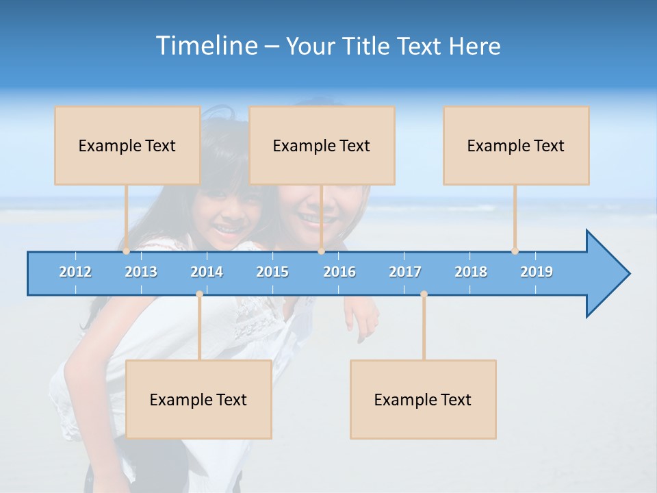 Sea Female Funny PowerPoint Template