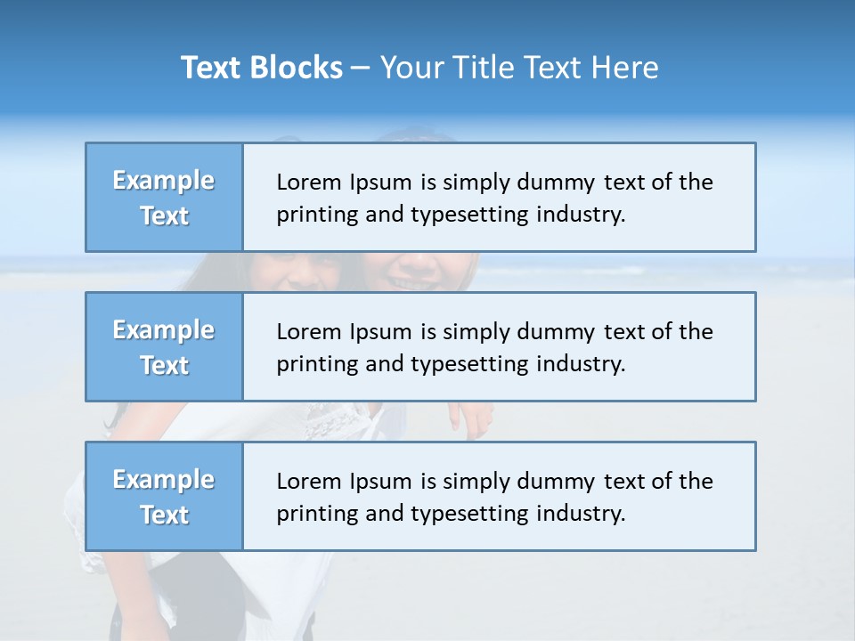 Sea Female Funny PowerPoint Template