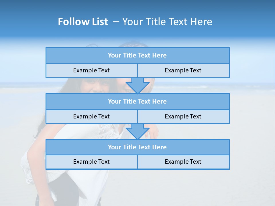 Sea Female Funny PowerPoint Template