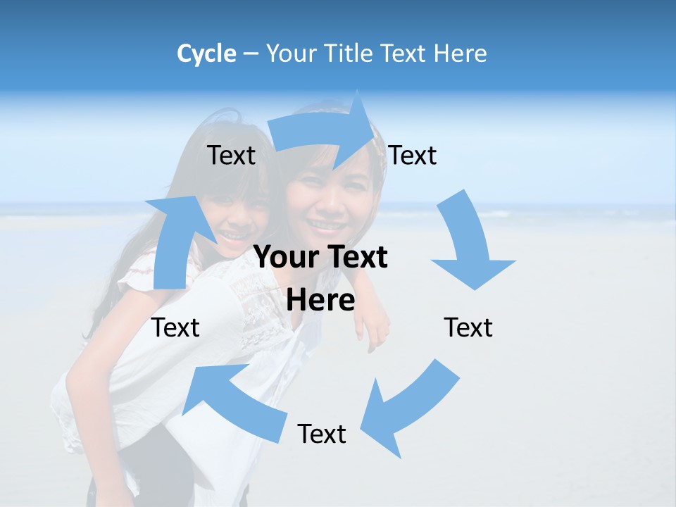 Sea Female Funny PowerPoint Template