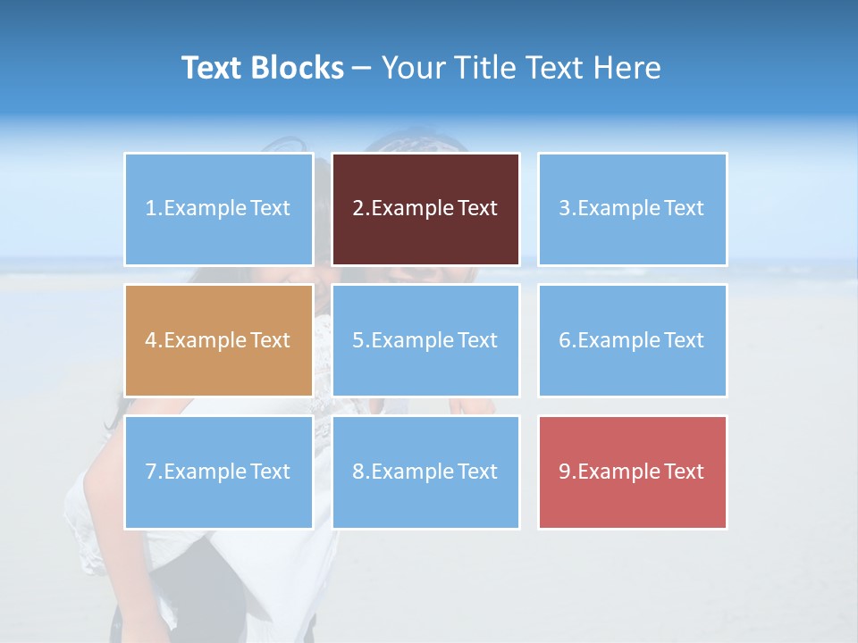 Sea Female Funny PowerPoint Template