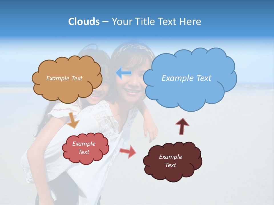 Sea Female Funny PowerPoint Template