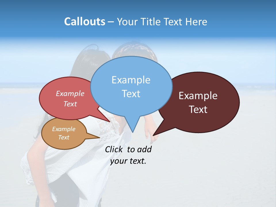 Sea Female Funny PowerPoint Template