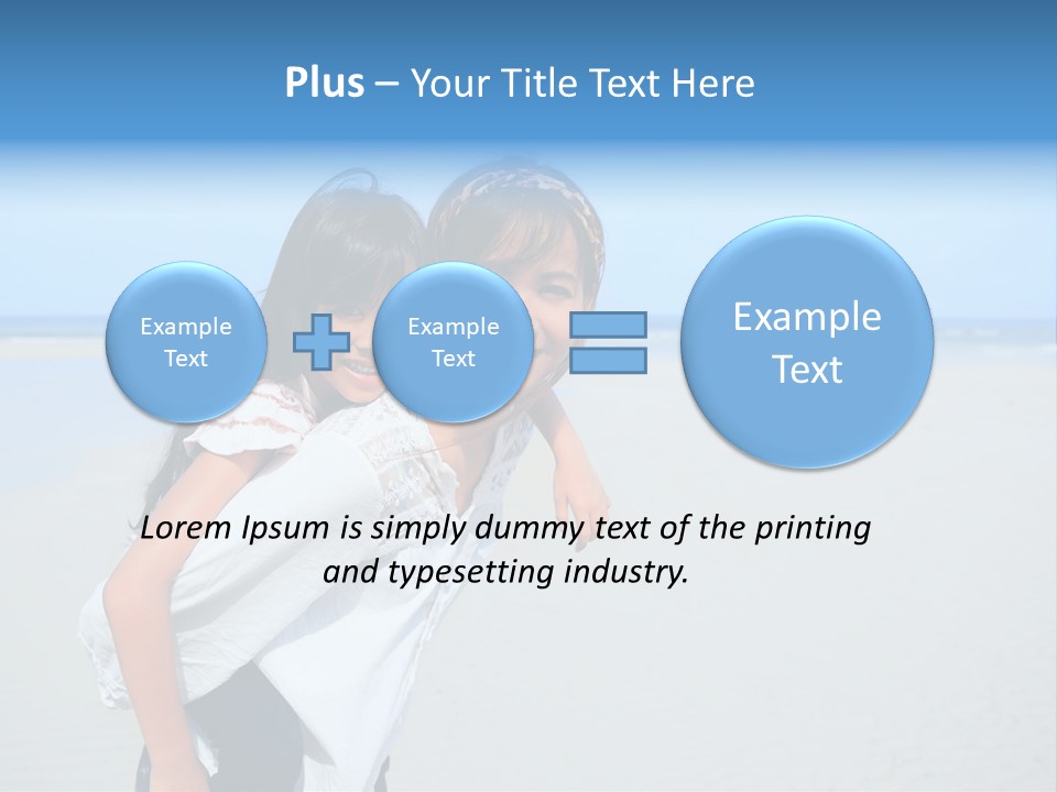 Sea Female Funny PowerPoint Template