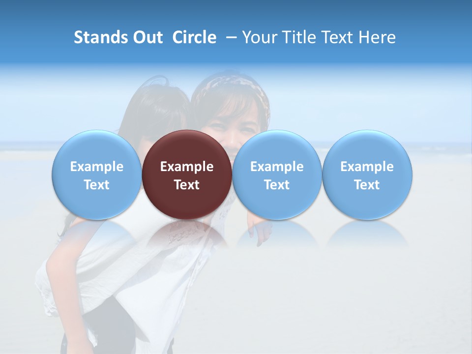 Sea Female Funny PowerPoint Template