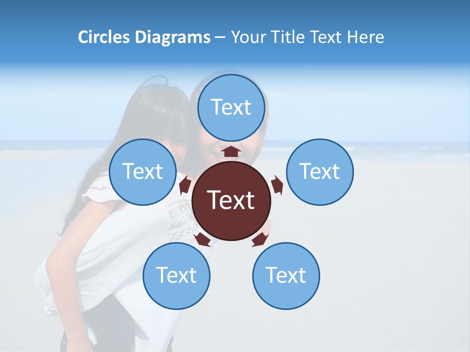 Sea Female Funny PowerPoint Template