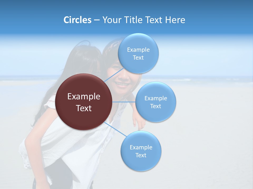 Sea Female Funny PowerPoint Template